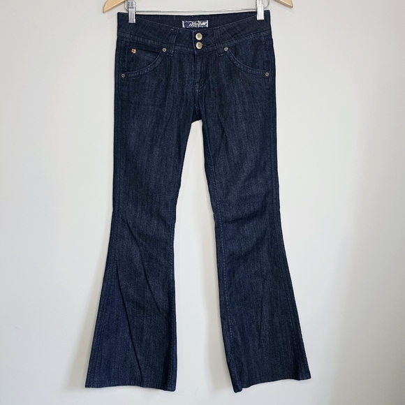 Hudson Jeans Wide Leg Trouser Dark Wash Sz 26 W570DWS A00441 - Picture 3 of 11